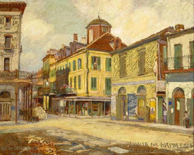 William Woodward St. Louis and Chartres Streets Norge oil painting art